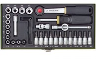 PROXXON Set nasadnih ključeva, 1/4", 4–13 mm, 36 komada
